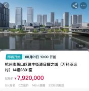 杭州亞運村首套拍賣房源