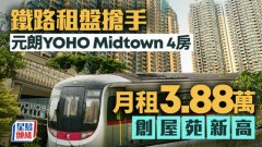 鐵路租盤搶手 元朗YOHO M