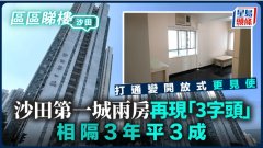 沙田第一城兩房再現3字頭