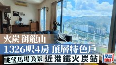 火炭御龍山 1326呎4房頂層