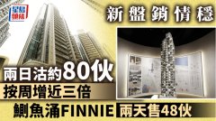 新盤銷情穩(wěn) 兩日沽約80伙