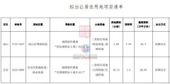 深圳公布2宗宅地清單 兩宗
