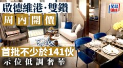 啟德維港. 雙鉆周內開價