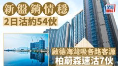 新盤銷情穩 兩日沽約53伙