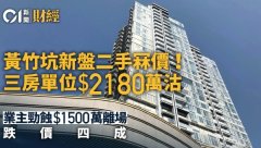 黃竹坑新盤二手冧價！ 三