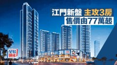 江門新盤主攻3房售價由
