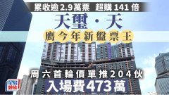 天璽. 天膺今年新盤票王