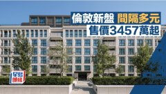 倫敦新盤間隔多元 售價