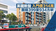英國新盤入門價314萬 面積