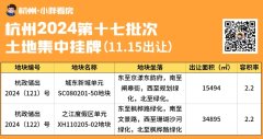 杭州第十七批土拍突發掛