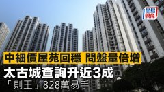 中細價屋苑回穩 問盤量倍