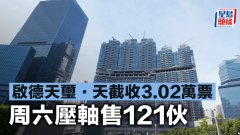 啟德天璽. 天截收3.02萬票