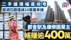 二手議價幅度收窄 碧湖花