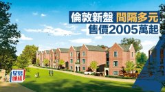 倫敦新盤間隔多元 售價