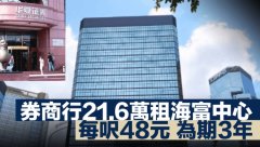 華夏證券21.6萬(wàn)租金鐘海富