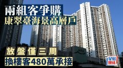 兩組客爭(zhēng)購康翠臺(tái)海景高