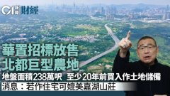 華置招標放售北區坪輋、