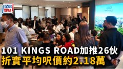 101 KINGS ROAD首日速收350票