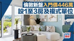 倫敦新盤入門價446萬 設