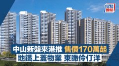 中山新盤來港推 售價170萬