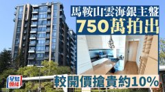 馬鞍山云海銀主盤750萬拍