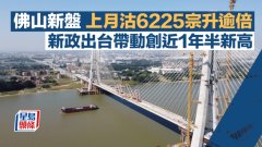 佛山新盤上月沽6225宗升逾