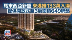 馬來西亞新盤來港推133萬