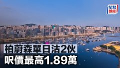 柏蔚森單日沽2伙 呎價(jià)最高