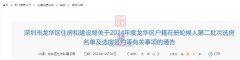 龍華區第二批620套公租房