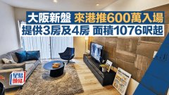 大阪新盤來港推600萬入場