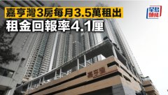 嘉亨灣3房每月3.5萬租出
