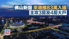 佛山新盤來港推83萬入場