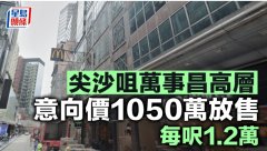 尖沙咀萬事昌高層 意向價