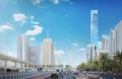 迪拜131層高的Burj Azizi開始
